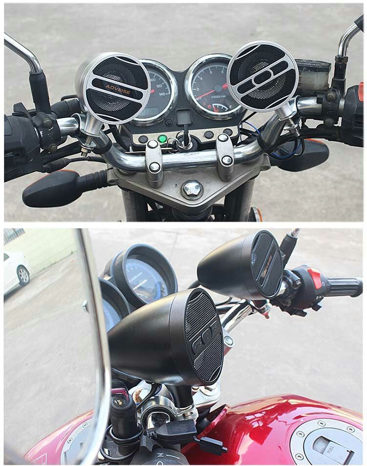 Motorcycle Bluetooth Audio Subwoofer Waterproof