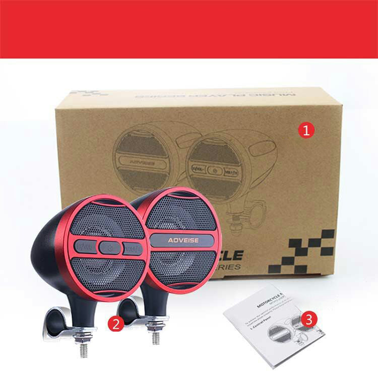 Motorcycle Bluetooth Audio Subwoofer Waterproof