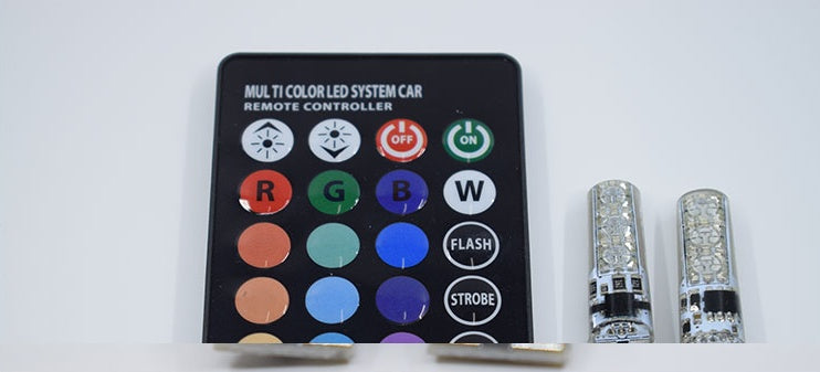 Colorful remote control driving light