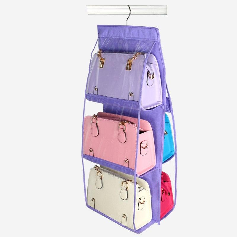 Family Organizer Backpack handbag Storage Bags Be Hanging Shoe Storage Bag High Home Supplies 6 Pocket Closet Rack Hangers