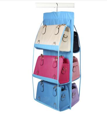 Family Organizer Backpack handbag Storage Bags Be Hanging Shoe Storage Bag High Home Supplies 6 Pocket Closet Rack Hangers