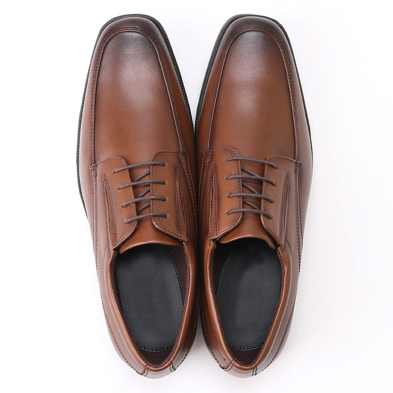 Men's leather shoes, men's color polishing shoes, men's shoes, one foot stepping men's leather shoes, small square toe Japanese men's leather shoes