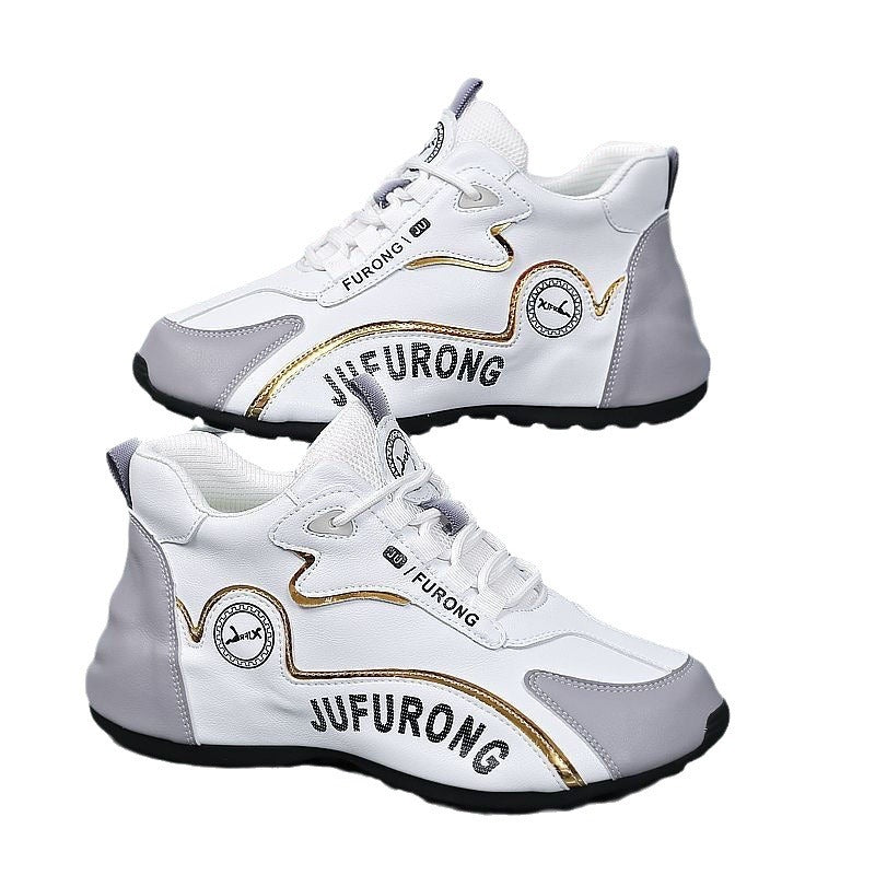 Men's and women's same style board shoes, casual leather shoes, men's and women's anti slip sports casual shoes, spring new couple shoes