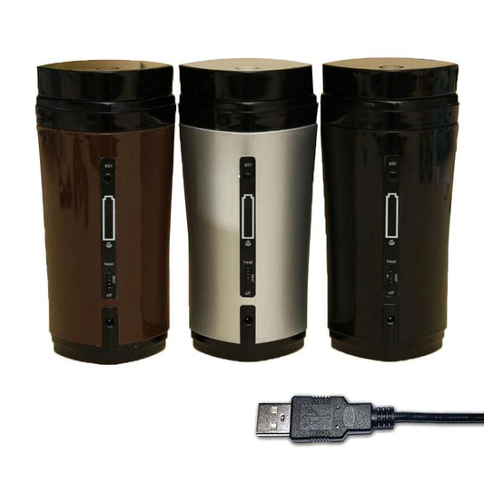 1PC Coffee Stirring Cup Automatic Stirring Cup Rechargeable Heating Insulation USB Coffee Heating Cup Drinkware