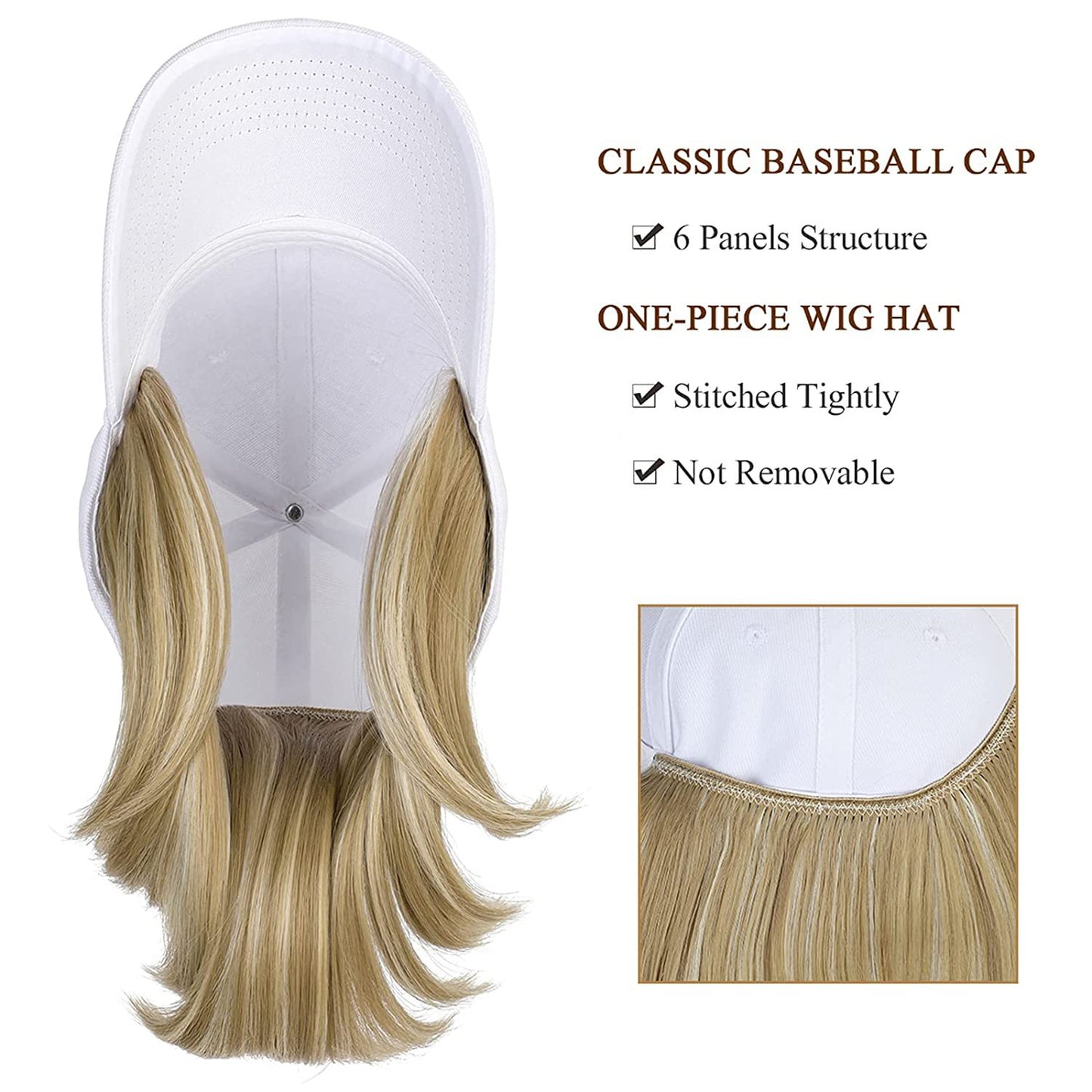 Wig Women's Hooded Wig European and American Personalized Short Straight Hair Chemical Fiber Wig Multi Color Wigs Headcover