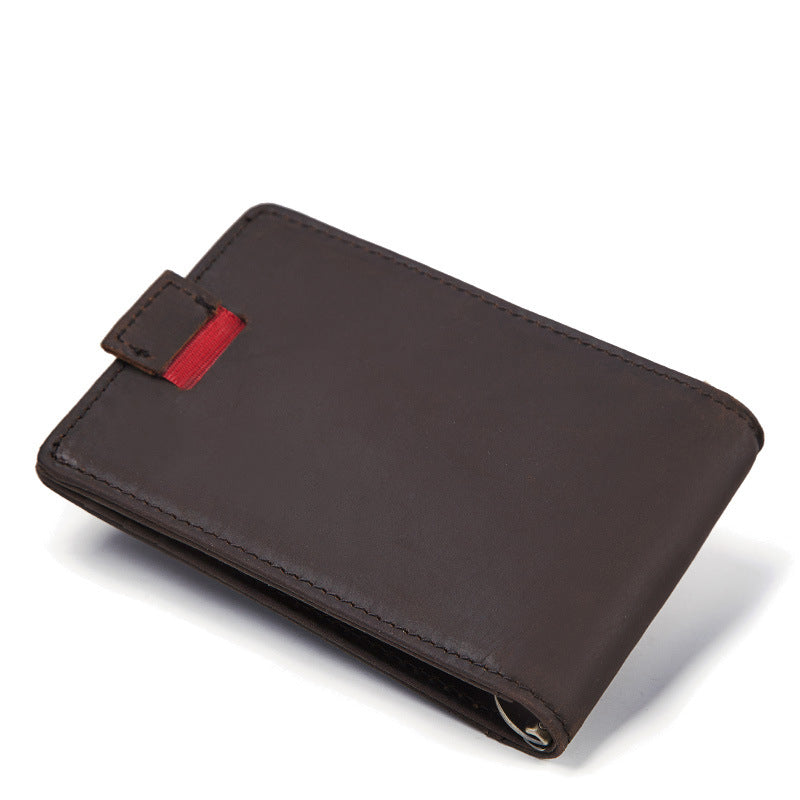 Men's Dollar Clip RFID Antimagnetic Card Holder Multifunctional Wallet Card Holder Fashion Wallet