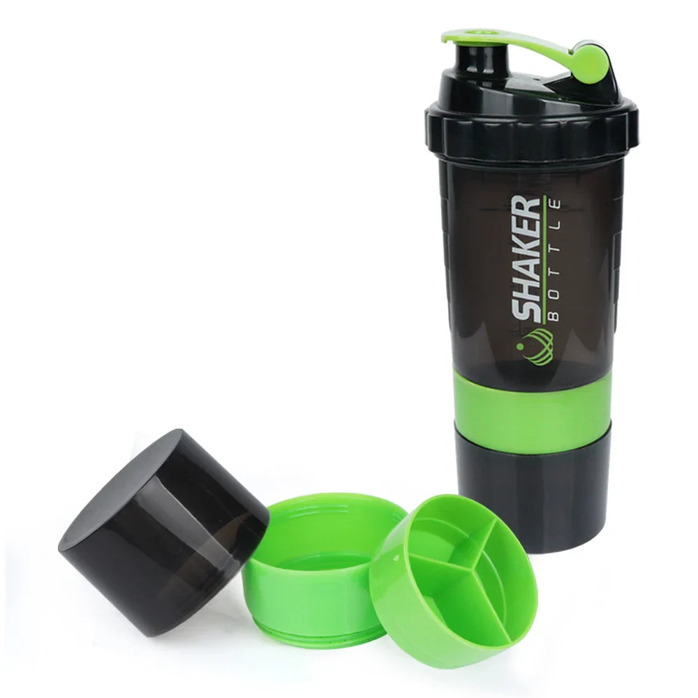 500ml Protein Shaker Bottle – BPA-Free Gym Fitness Water Bottle, Leak-Proof & Mixing Ball – Ideal for Pre/Post Workout