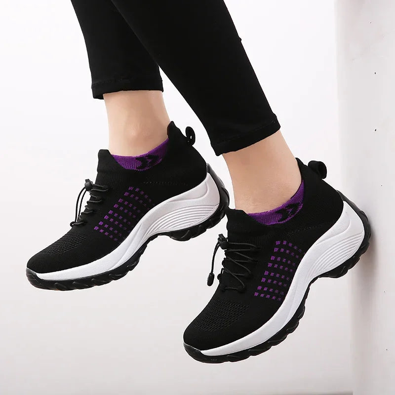 Chic Comfort Mesh Sneakers for Women