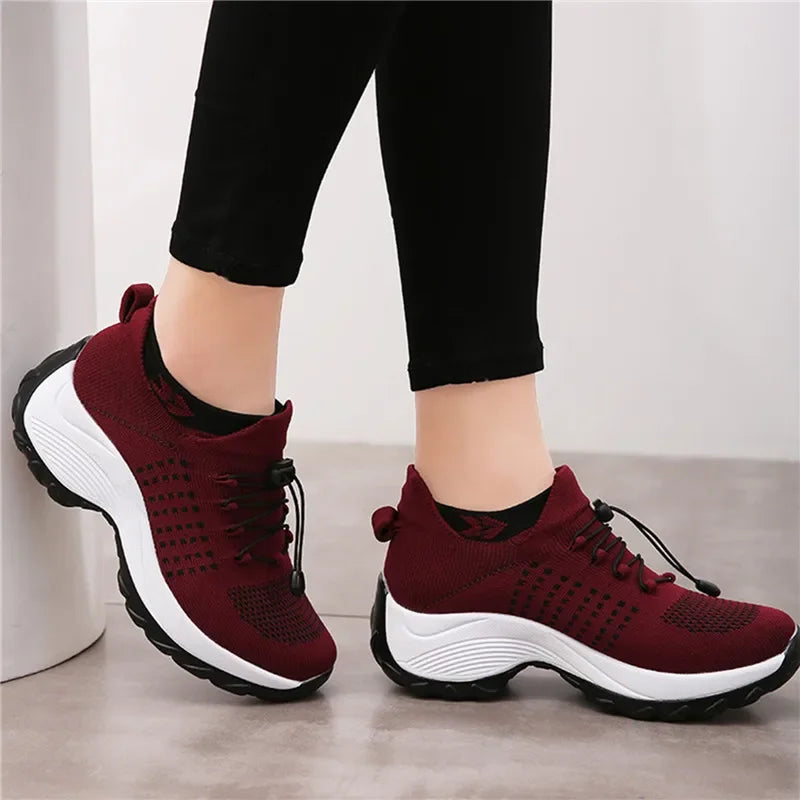 Chic Comfort Mesh Sneakers for Women