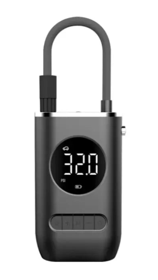 🛞 Portable Wireless Digital Tire Inflator – Multifunctional Electric Air Pump for Cars, Motorcycles, Bikes &amp; More (150 PSI | 2000mAh Dual Battery)