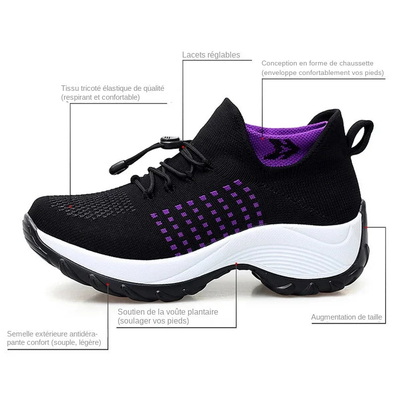 Chic Comfort Mesh Sneakers for Women