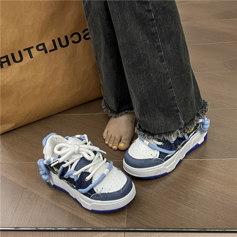 Original All-matching Trendy Platform Leisure Sports Skateboard Shoes