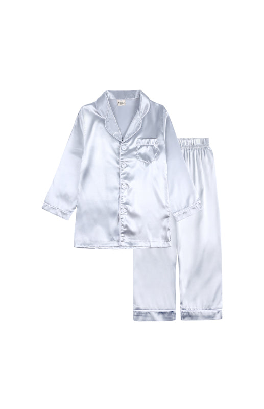 Children's Satin Long Sleeve Home Pyjama Sets